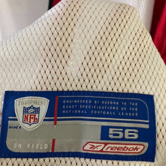 MICHAEL VICK ATLANTA FALCONS VINTAGE JERSEY REEBOK WHITE AUTHENTIC NFL MEN - Picture 3 of 6